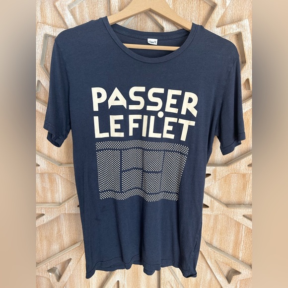 Clare V Tops - Clare V Dark Blue Tee